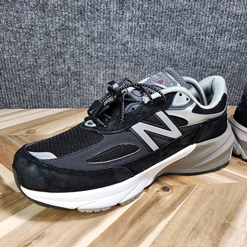 New Balance 990v6 Women's 10 D WIDE Black Suede Sneakers Shoes W990BK6 USA - Picture 5 of 13